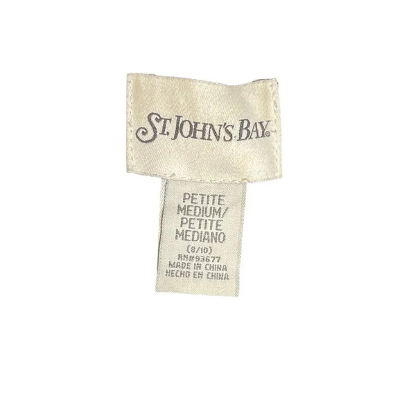 St. Johns Bay Double Breast Charcoal Wool Blend Pea Coat Women's Size P. Med - Picture 5 of 6